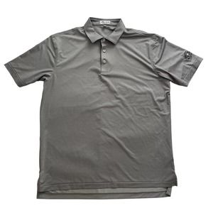 PETER MILLAR SUMMER COMFORT PERFORMANCE JERSEY GOLF POLO SHIRT MEN SZ L